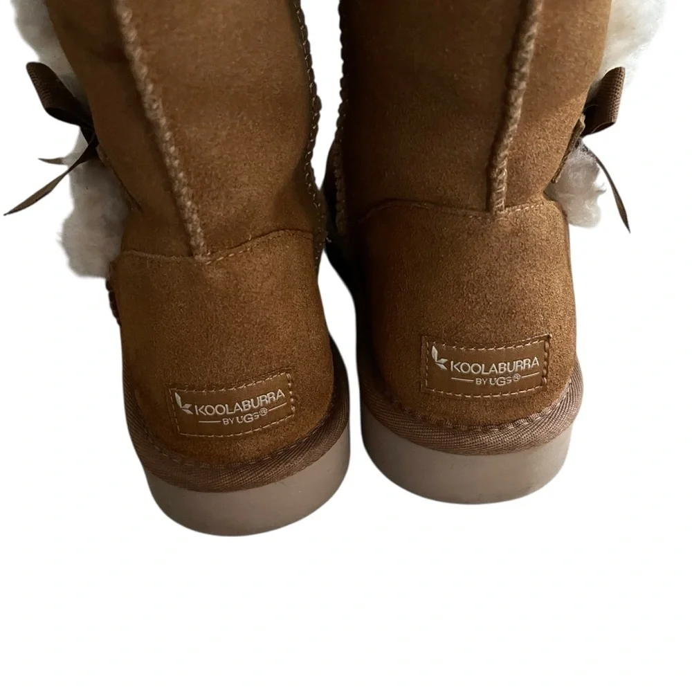Koolaburra by UGG Victoria Tall Brown Winter Boots with Plush Lining Women Size